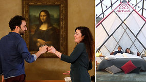 Išskirtinės galimybės pavydės pasaulis: laimėkite nakvynę Luvro muziejuje ir vakarienę su Mona Liza