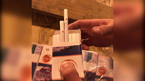 Kybartuose sulaikyta 1300 dėžių cigarečių kontrabanda