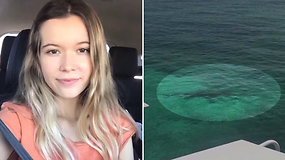 Šeimos atostogos virto košmaru: nardančią merginą mirtinai sužalojo trys rykliai