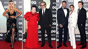 Žurnalo „GQ“ apdovanojimuose – būrys garsenybių: raudonu kilimu žengė ir Dalia Ibelhauptaitė su vyru