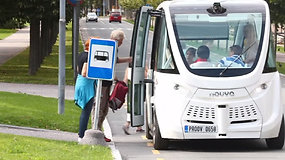 Baltijos miestų keliuose išbandoma naujovė: savavaldžiai autobusai padės sumažinti eismo spūstis
