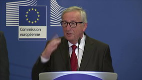 EK pirmininko J.-C.Junkerio šmaikštus komentaras apie anglų kalbą prajuokino susirinkusius