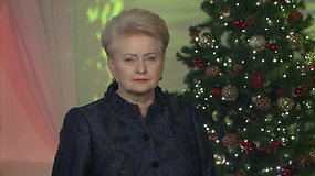 Kadenciją baigusi prezidentė Dalia Grybauskaitė Naujais metais linki ryžto ir drąsos