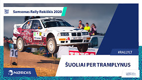 Samsonas Rally Rokiškis 2020 prisimenant: šuoliai per tramplynus