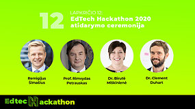 Edtech Hackathon 2020: Atidarymo ceremonija