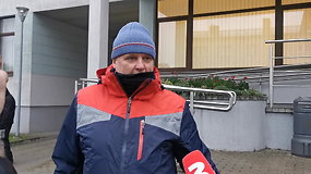 Dėl kaukės nedėvėjimo teisiamas plungiškis Vladas Bertašius į teismą taip pat atvyko be kaukės