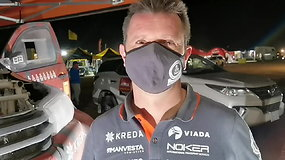 A.Juknevičiaus įspūdžiai po antrojo Dakaro etapo: skilusi traukė ir noras pasinaudoti „elitinio piloto“ teise