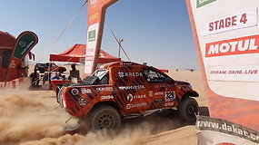 „Kreda“ komanda startavo ketvirtame Dakaro greičio ruože