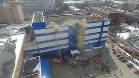 Maskvos prekybos centre kilo gaisras: vienas žmogus žuvo, šeši sužeisti