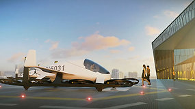 Pralenkę laiką: Majamyje įrengta stovėjimo aikštelė skraidantiems automobiliams