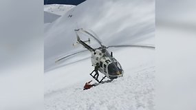 Išgelbėti Pirėnų kalnuose po sniego lavinos įstrigę alpinistai