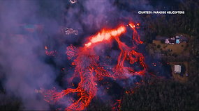 Kilauėja ugnikalnis nerimsta: sala skęsta lavoje ir dūmuose