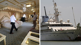 Buvusio Irako diktatoriaus Sadamo Husseino superjachta tapo viešbučiu jūreiviams