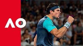 Milošo Raoničiaus neatremiami padavimai Australian Open turnyre