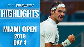Ketvirtoji ATP diena Majamyje: R.Federerio sugrįžimas ir D.Ferrero staigmena