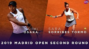 Dvikovos akimirkos: Naomi Osaka - Sara Sorribes Tormo