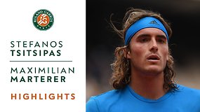 Stefanos Tsitsipas prieš Maximilianą Martererį. Dvikovos akimirkos