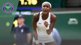 Polona Hercog &ndash; Cori Gauff. Dvikovos akimirkos
