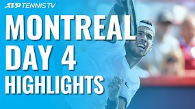 ATP ketvirtosios „Rogers Cup“ dienos apžvalga