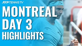Trečiosios „Rogers Cup“ dienos apžvalga: sunkios R.Nadalio ir D.Thiemo pergalės