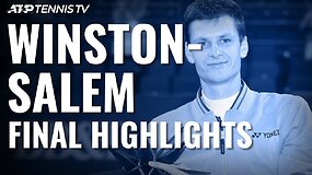 ATP Vinston-Seilemo finalo akimirkos - H.Hurkaczas prie&scaron; B.Paire