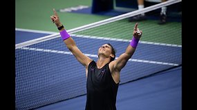 „US Open“: Daniilas Medvedevas prieš Rafaelį Nadalį