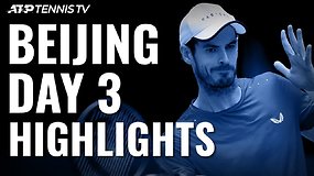 Trečioji ATP turnyro Pekine diena: ketvirtfinalyje susigrums Andy Murray ir Dominicas Thiemas