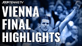 ATP turnyro Vienoje finale – Dominico Thiemo triumfas prieš Diego Schwartzmaną