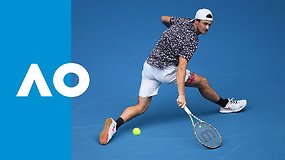 „Australian Open: Tommy Paulas – Grigoras Dimitrovas. Dvikovos akimirkos