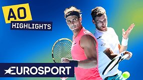 „Australian Open: Rafaelis Nadalis – Pablo Carreno-Busta. Dvikovos akimirkos
