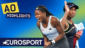 „Australian Open: Coco Gauff prieš Venus Williams. Dvikovos akimirkos