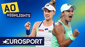 „Australian Open: Ashleigh Barty – Alison Riske. Dvikovos akimirkos