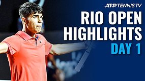 Pirmoji „Rio Open presented by Claro“ diena buvo pažymėta įspūdingais trijų setų maratonais