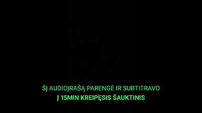 Šauktinio įrašytas pokalbis su karinės medicinos tarnybos gydytoja