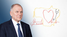 Kandidatas piešia Lietuvos ateitį. V.Andriukaitis: Lietuva, širdis ir stetoskopas