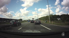 Masinis Kelių eismo taisyklių pažeidinėjimas A1 automagistralėje ties Kaunu