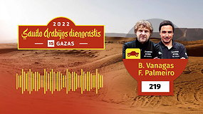 F.Palmeiro įspūdžiai po trečiojo greičio ruožo Dakare