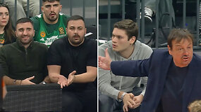 Komedija &bdquo;Žalgirio&ldquo; rungtynėse: teisėjai skyrė techninę pražangą sirgaliui?