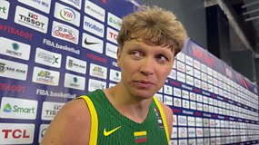 Mindaugas Kuzminskas po pergalės: „Mūsų stiprybė, kad esame komanda“