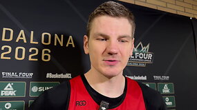 Gudaitis prie&scaron; finalo ketvertą: &bdquo;Noriu, kad suprastume rungtynių svarbą&ldquo;