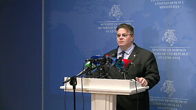 L.Linkevičiaus komentarai apie situaciją Vokietijos-Lenkijos pasienyje
