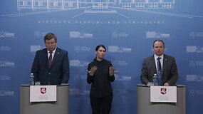 Spaudos konferencija po Ministrų kabineto pasitarimo dėl COVID-19 Lietuvoje
