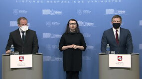 Vyriausybės spaudos konferencija