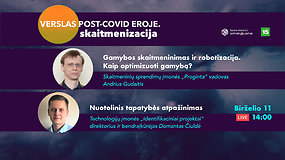 Verslo ateitis post-covid eroje: gamybos optimizavimas ir robotizacija