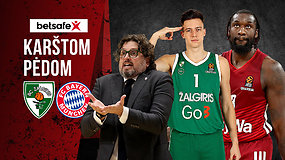 „Karštom pėdom“. Dėl pirmos pergalės: „Žalgiris“ namie sutinka „Bayern“