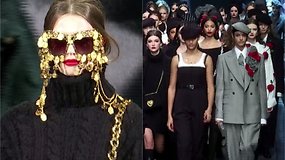 „Dolce & Gabbana“ Milane pristatė 2020–2021 m. rudens ir žiemos kolekciją