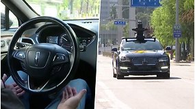 Technologijos sparčiai žengia į priekį – Kinijos gatvėmis jau važinėja taksi automobiliai, kuriems nereikia vairuotojo