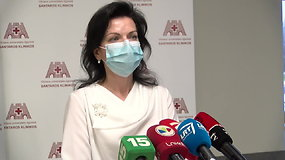 Santaros klinikos atstovai pristato situaciją Vilniaus regione dėl Covid-19 sergančių pacientų gydymo
