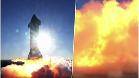 „SpaceX“ raketos „Starship“ prototipas sprogo praėjus vos kelioms minutėms po bandomojo paleidimo