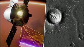Paskelbti didelės raiškos Marso vaizdai – aiškiai matomas reljefas ir smulkiausi krateriai